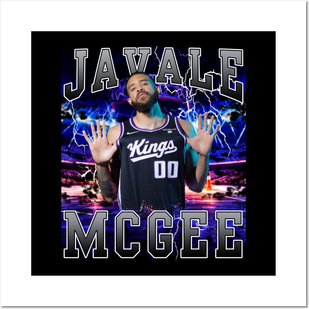 JaVale McGee Wall Art by Gojes Art